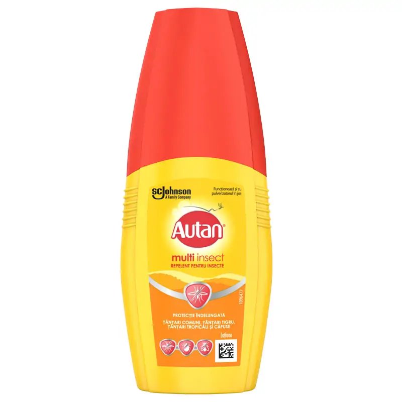 АУТАН PROTECTION PLUS Лосион Репелент с/у Комари 100ml