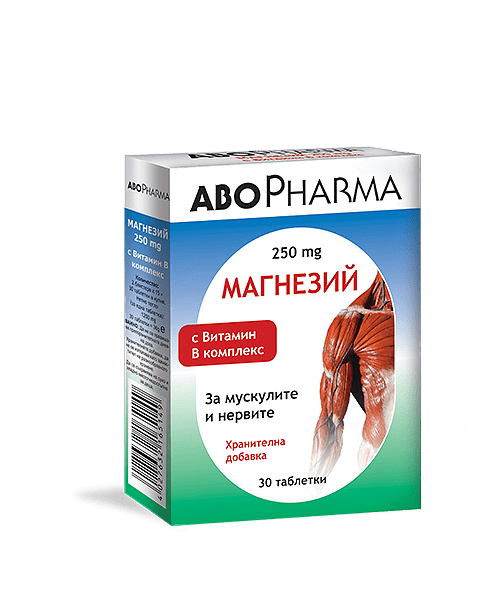 АБОФАРМА МАГНЕЗИЙ+В КОМПЛЕКС табл х 30