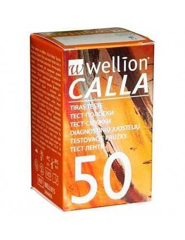 ТЕСТ ЛЕНТИ ЗА ГЛЮКОМЕР WELLION CALLA х 50