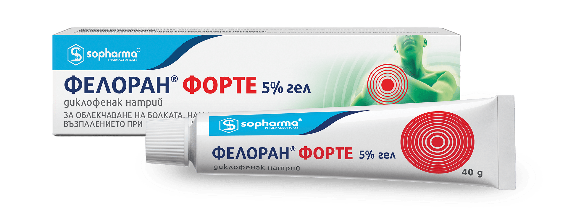 ФЕЛОРАН ФОРТЕ Гел 5% 40гр СОФАРМА
