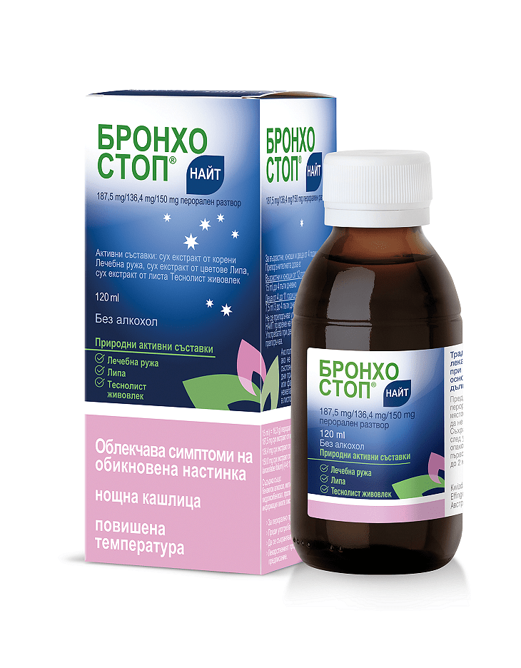 БРОНХОСТОП СИНЕ Сироп 120мл