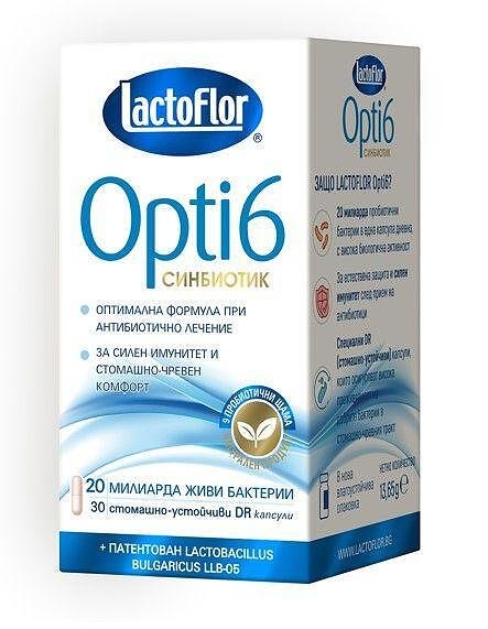 ЛАКТОФЛОР ОПТИ 6 капс. х 30