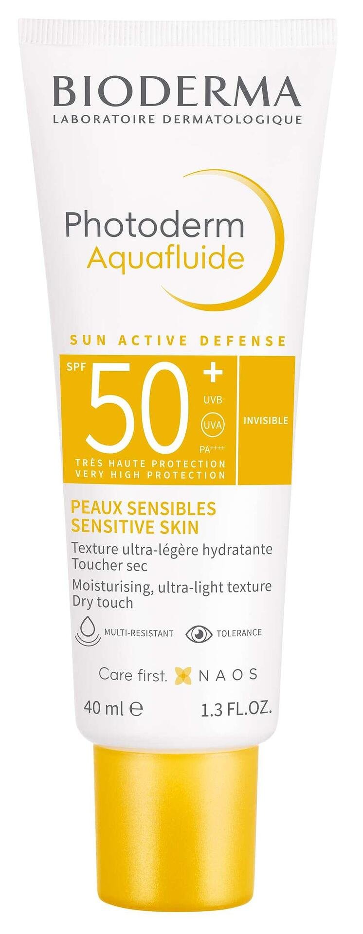 БИОДЕРМА PHOTODERM MAX AQUAFLUIDE SPF50+ ЗЛАТИСТ ЦВЯТ 40мл