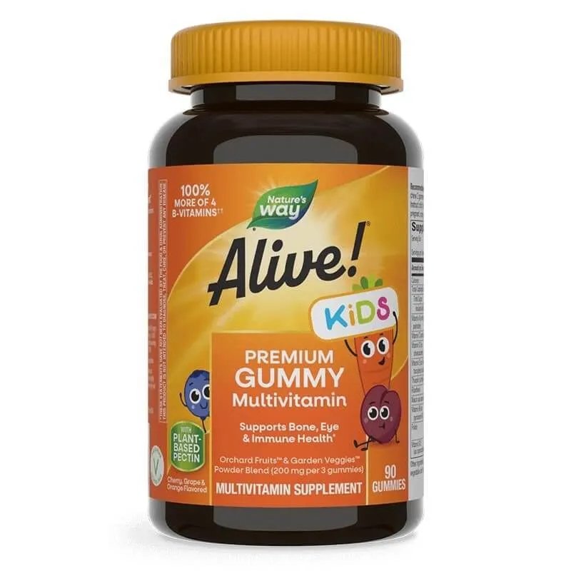 АЛАЙВ МУЛТИВИТАМИНИ ЗА ДЕЦА х 90 ЖЕЛИРАНИ NATURE'S WAY