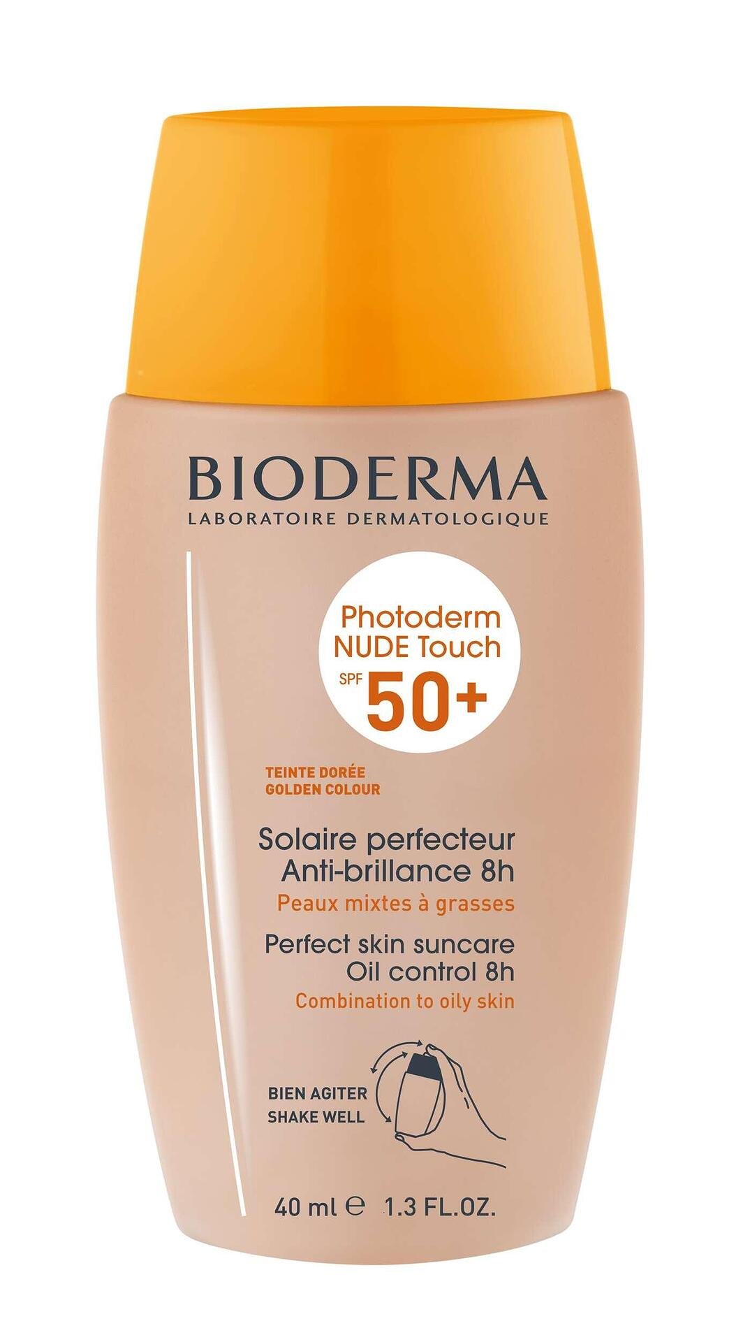 БИОДЕРМА PHOTODERM NUDE SPF50+ ЗЛАТИСТ ЦВЯТ 40мл