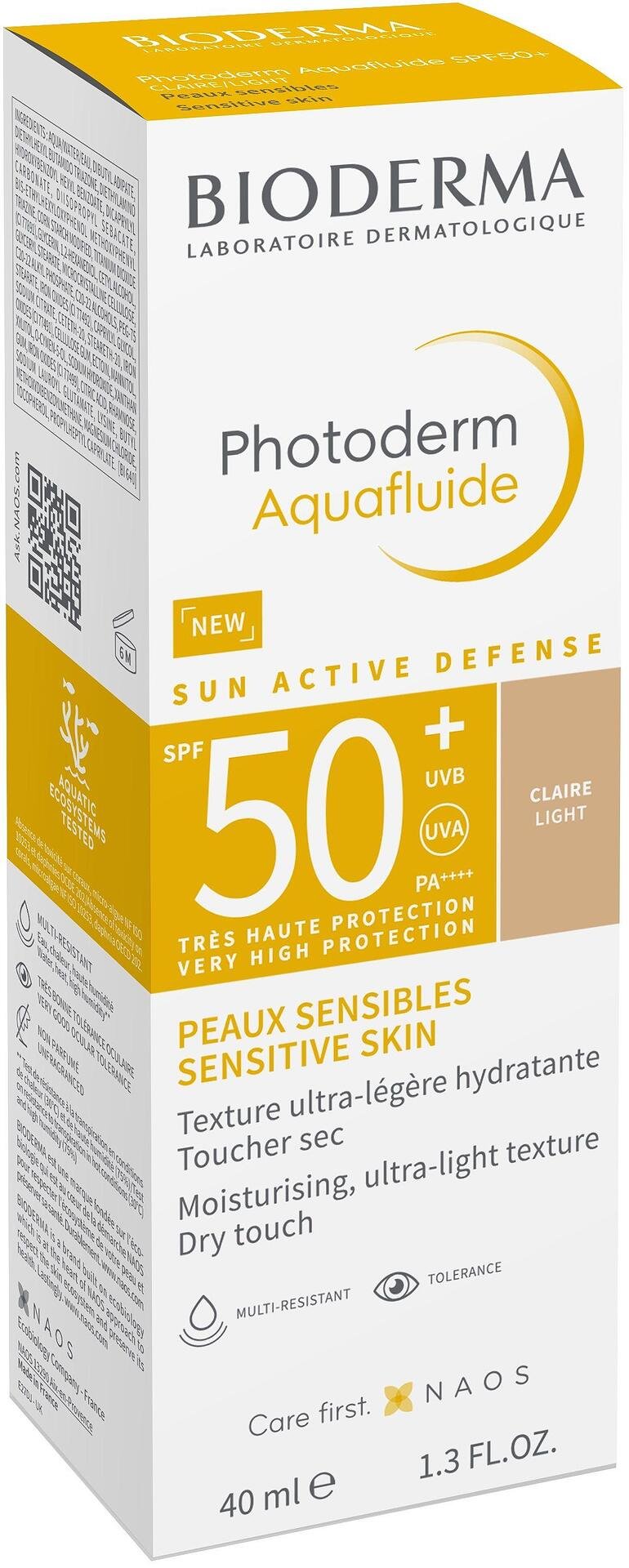 БИОДЕРМА PHOTODERM SPF50+ АКВАФЛУИД СВЕТЪЛ 40мл