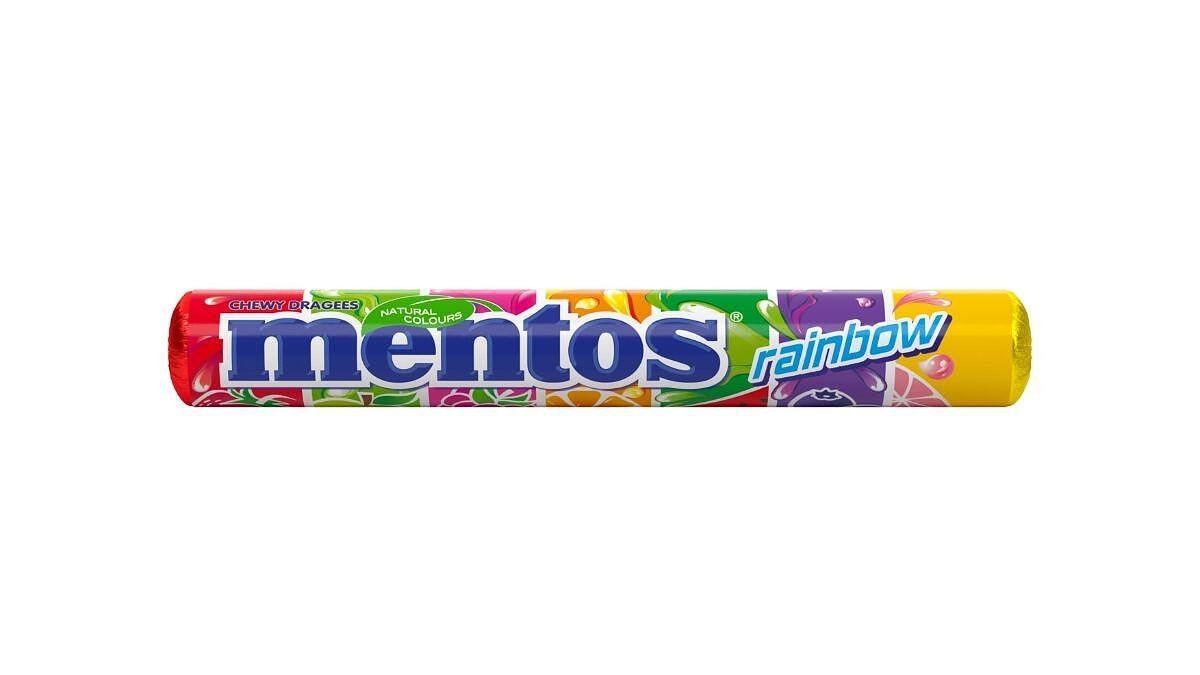 МЕНТОС БОНБОНИ RAINBOW ЦВЕТНИ 38г