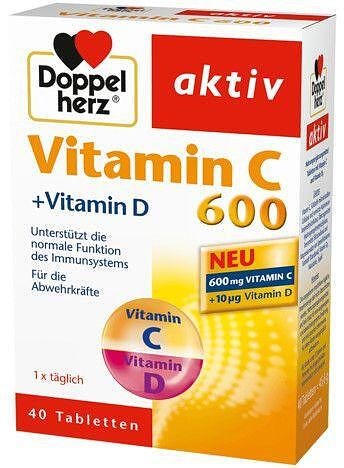 ДОПЕЛХЕРЦ ВИТ.С 600 + ВИТ. D х 40