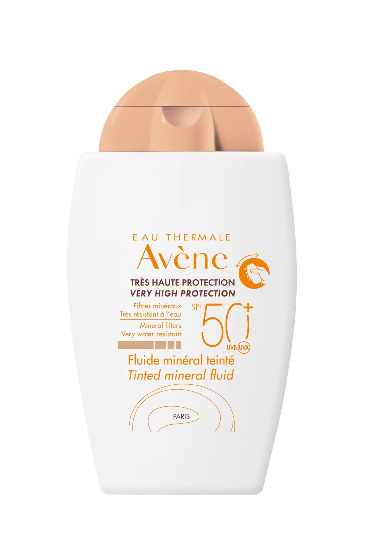 АВЕН SUN СЛЪНЦЕЗАЩИТЕН МИНЕРАЛЕН ФЛУИД ТОНИРАН SPF50+ 40мл