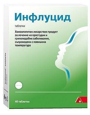 ИНФЛУЦИД ТАБЛ. 25МГ/25МГ/25М Х 40