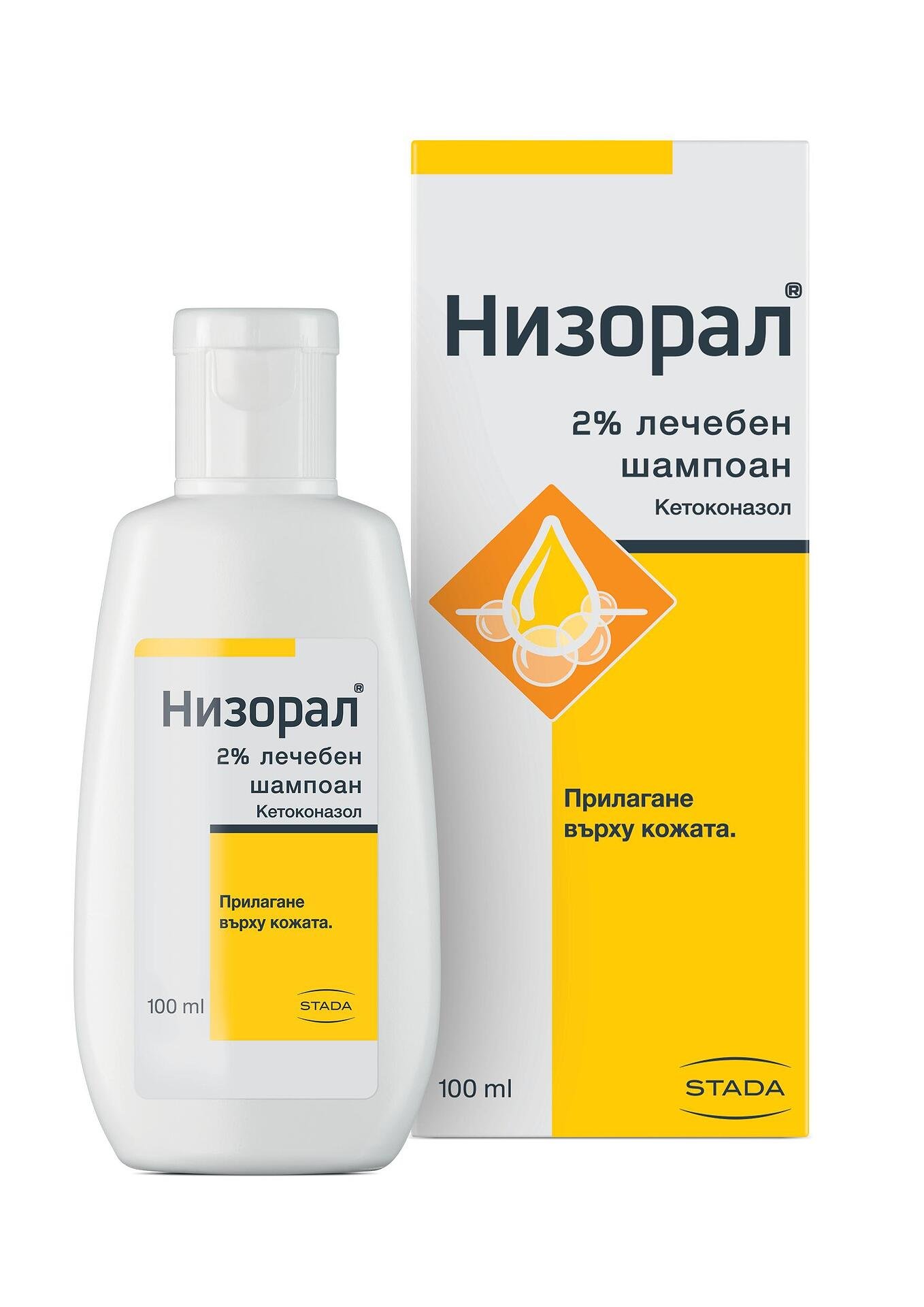 НИЗОРАЛ ШАМПОАН 2% 100МЛ Х 1