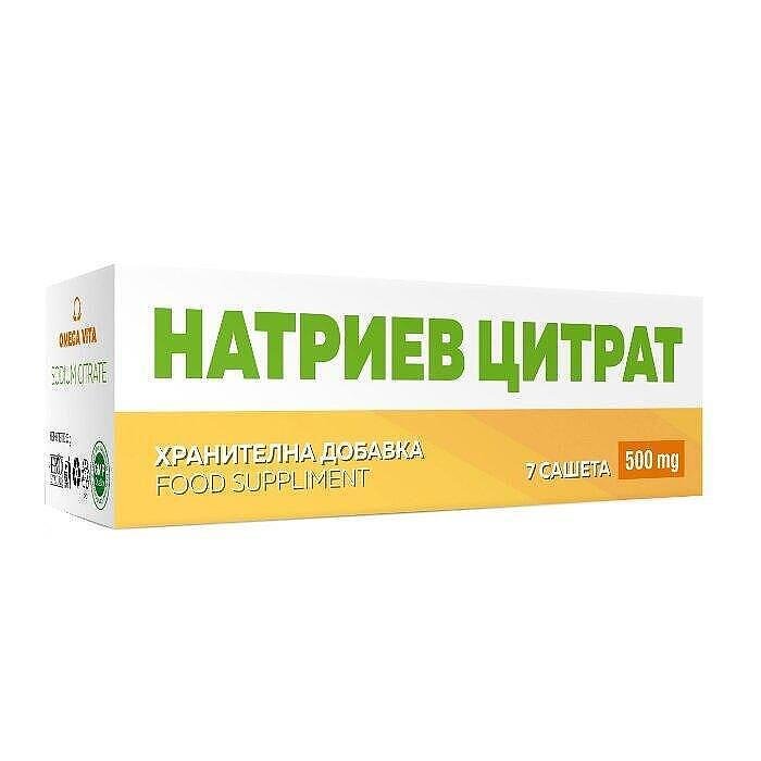 НАТРИЕВ ЦИТРАТ САШЕ 500МГ X 7