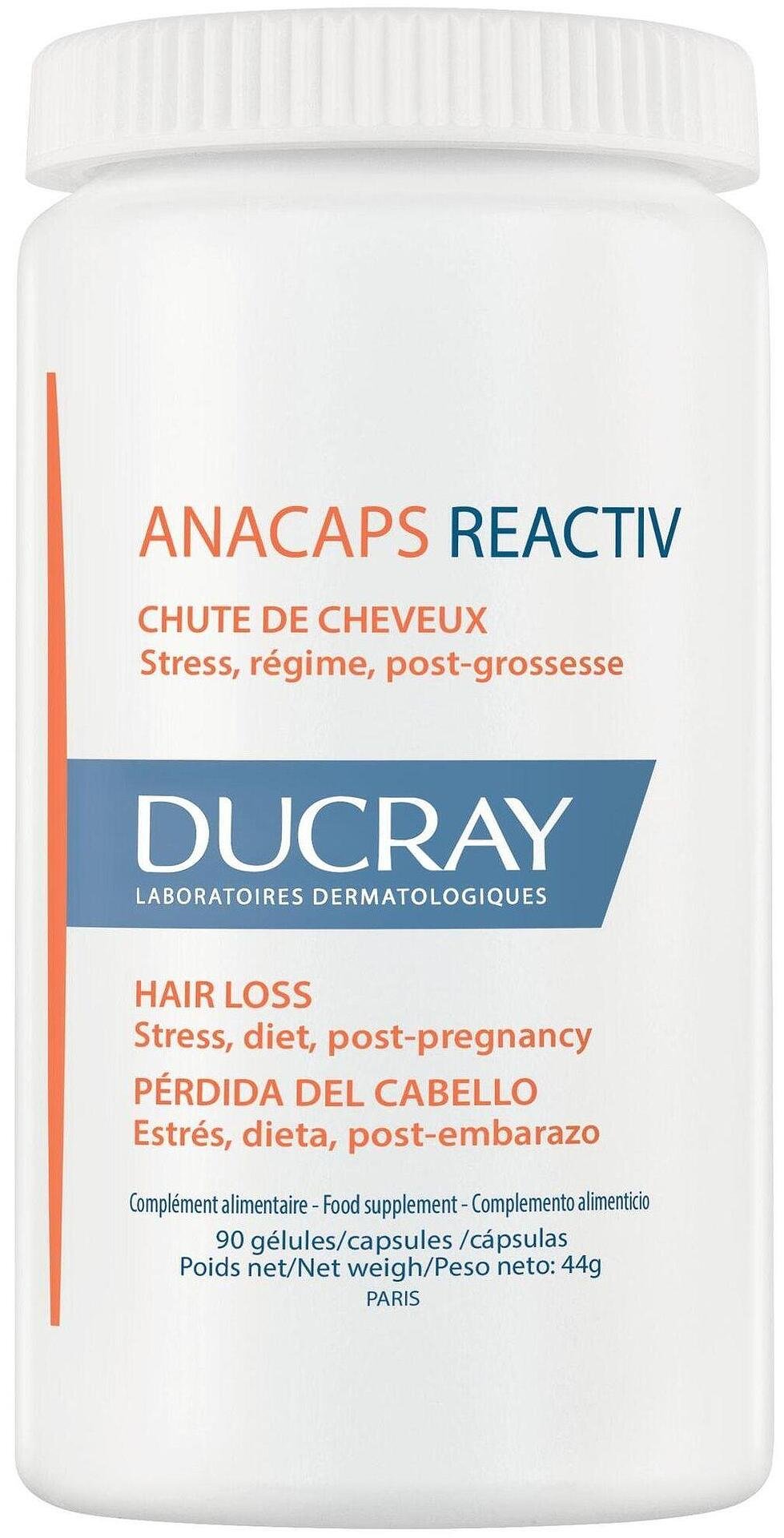 ДЮКРЕ ANACAPS TRI-ACTIV ХРАНИТЕЛНА ДОБАВКА ЗА КОСА И НОКТИ 90капсули