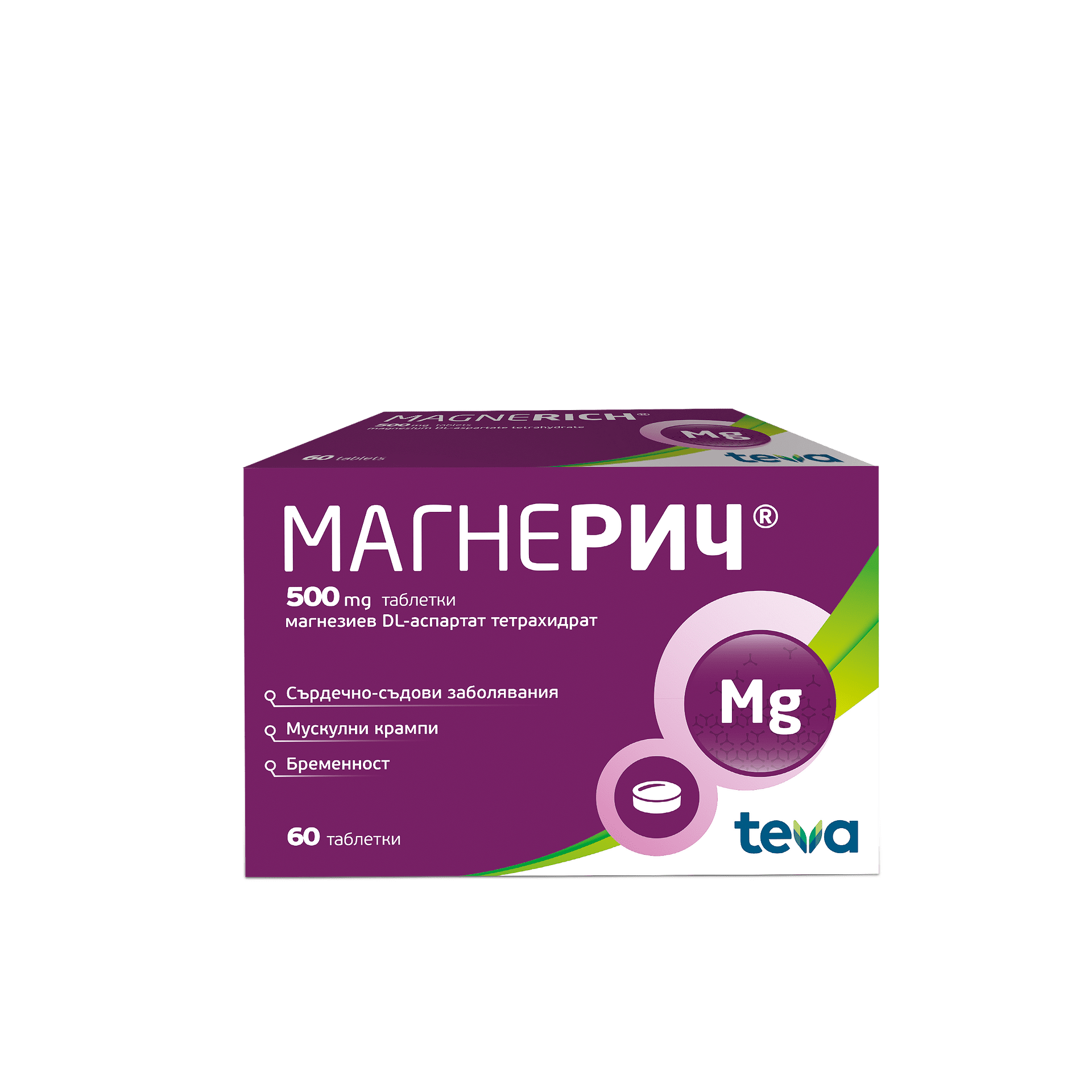 МАГНЕРИЧ ТАБЛ. 500МГ Х 60