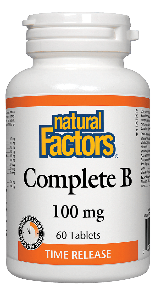 Natural Factors B complete 100 mg x 60