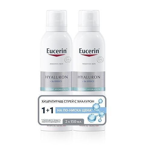 ЕУСЕРИН ПРОМО HYALURON FILLER МИСТСПРЕЙ 2X150мл