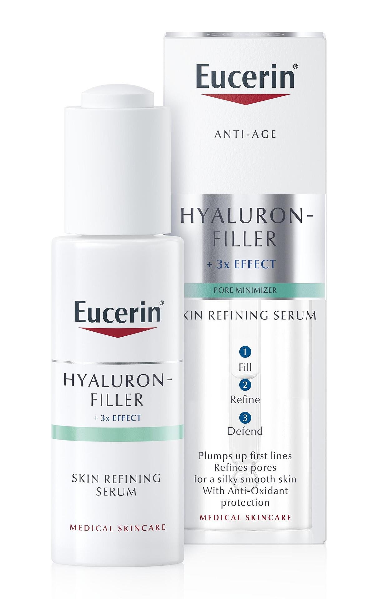 ЕУСЕРИН HYALURON FILLER СВИВАЩ ПОРИТЕ СЕРУМ 30мл