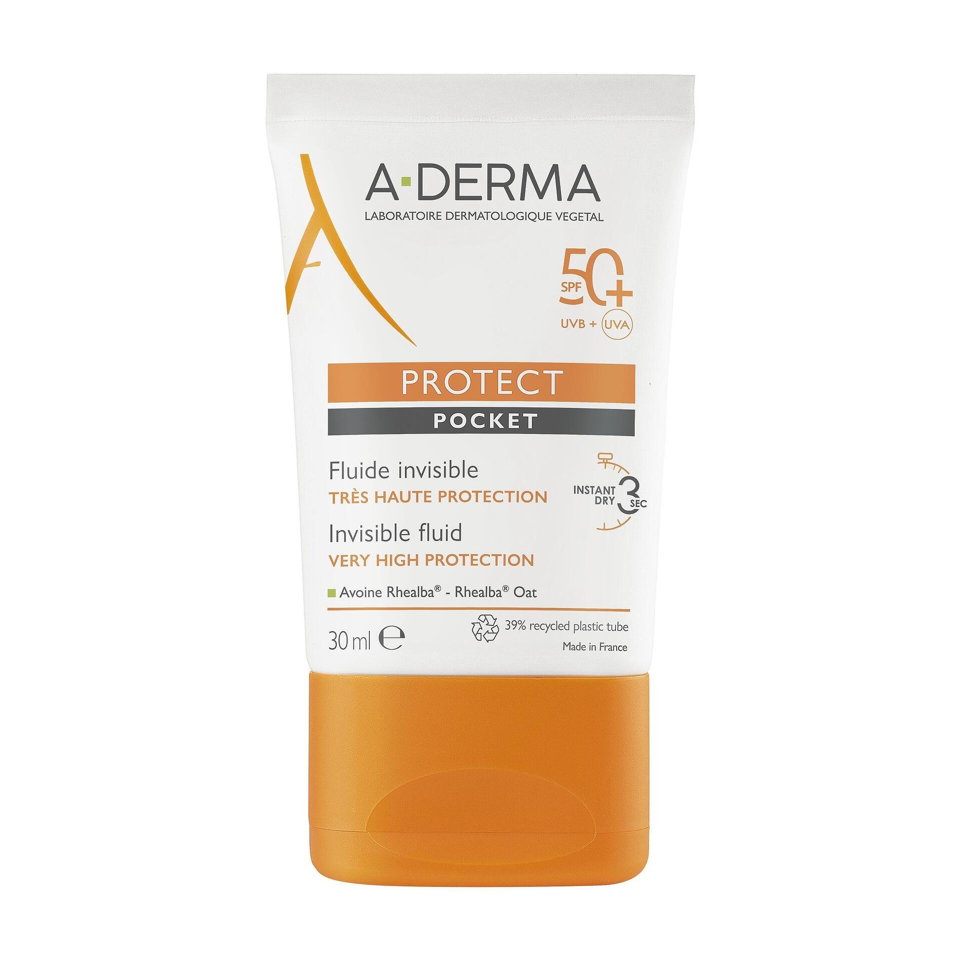 А-ДЕРМА PROTECT POCKET SPF 50+ НЕВИДИМ ФЛУИД 30мл