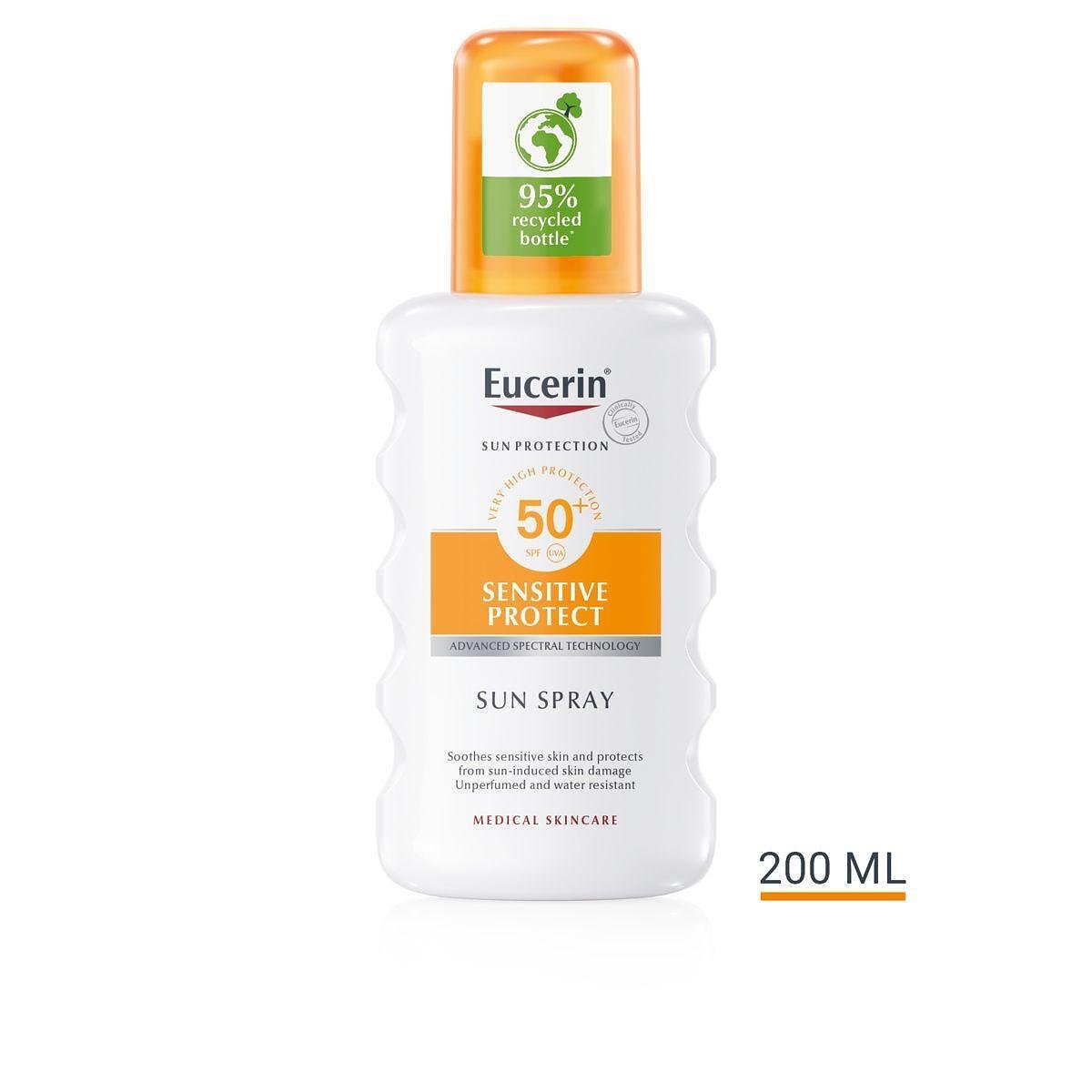 ЕУСЕРИН СЪН СПРЕЙ ЗА ТЯЛО SPF50+ 200мл