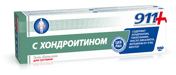 Хондроитин 911 Гел-балсам за стави 100 ml